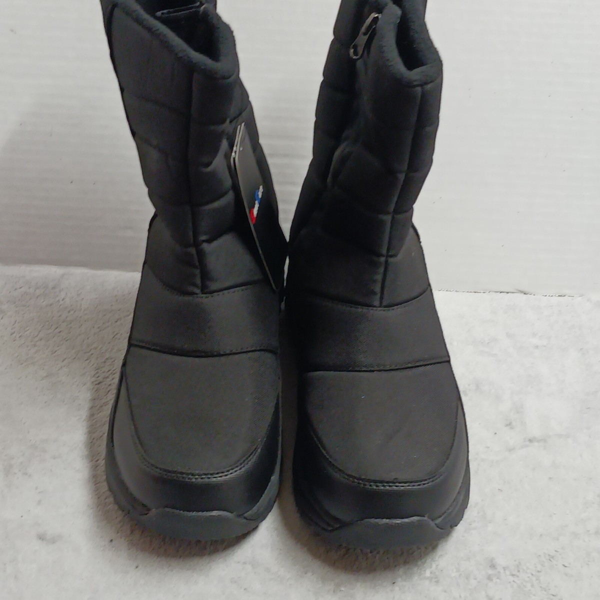 SILENTCARE Mens Winter Mid-Calf Snow Boot New Silent Care Mid-Calf Winter Snow Boots Black Waterproof  main image 2