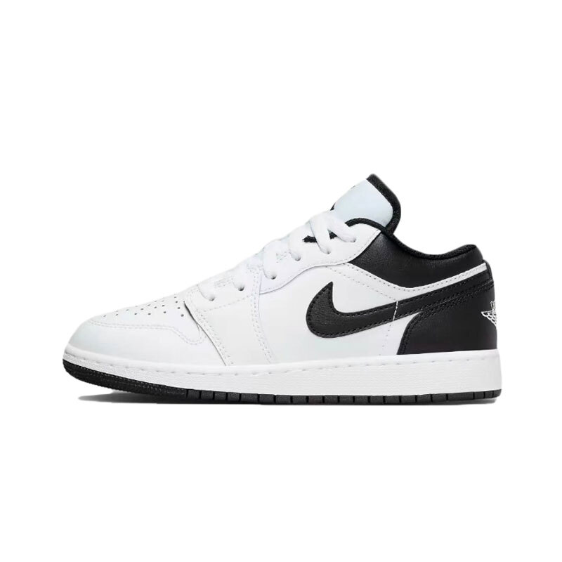 Nike Air Jordan 1 Low ブラック/ホワイト Nike Air Jordan 1 Low Reverse Panda White Black Men'sShoes 553558