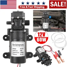 12V Portable Electric Fuel Transfer Pump Kerosene Oil Extractor Pump Motor Auto