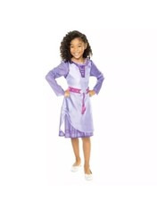 Disney Wish Kids Asha's Adventure Dress Robe Cosplay Halloween Costume So 4-6X N
