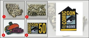 Official-San-Diego-COMIC-CON-HOME-LTD-1000-50th-Anniversary-Enamel-4-Pin-Set