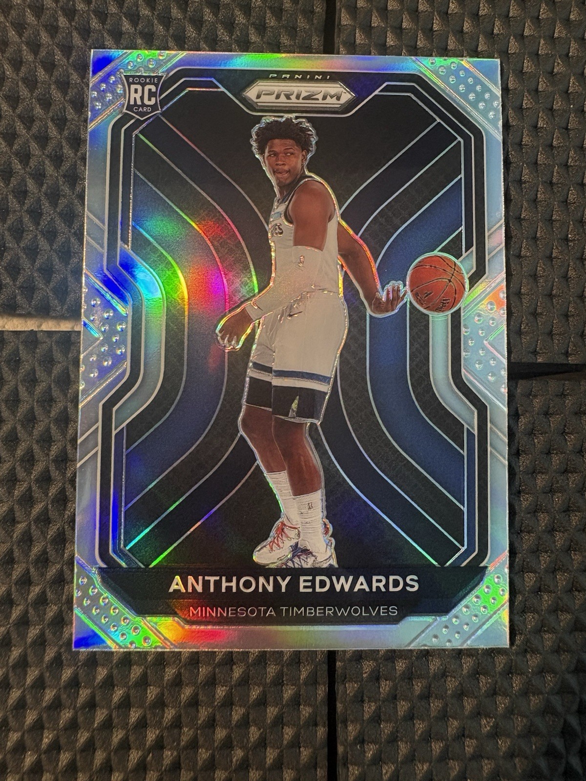 2020-21 Panini Prizm - Anthony Edwards #258 Silver Prizm (RC) Centered!