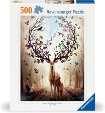 Ravensburger Puzzle - Geheimnisvoller Hirsch - 500 Teile, Erwachsene, Kinder