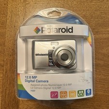 Polaroid i1237 12.0 MP Digital Camera Silver 3x Optical Zoom New Y2K Sealed Vtg