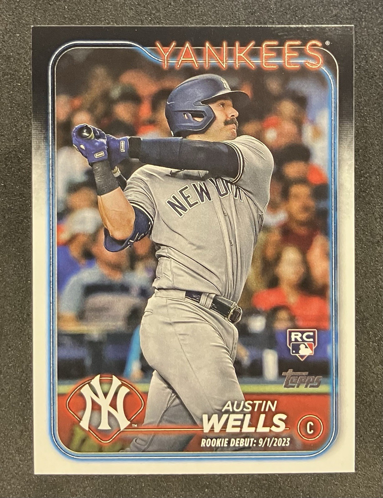 2024 Topps Update Austin Wells Rookie Debut RC #US325 New York Yankees