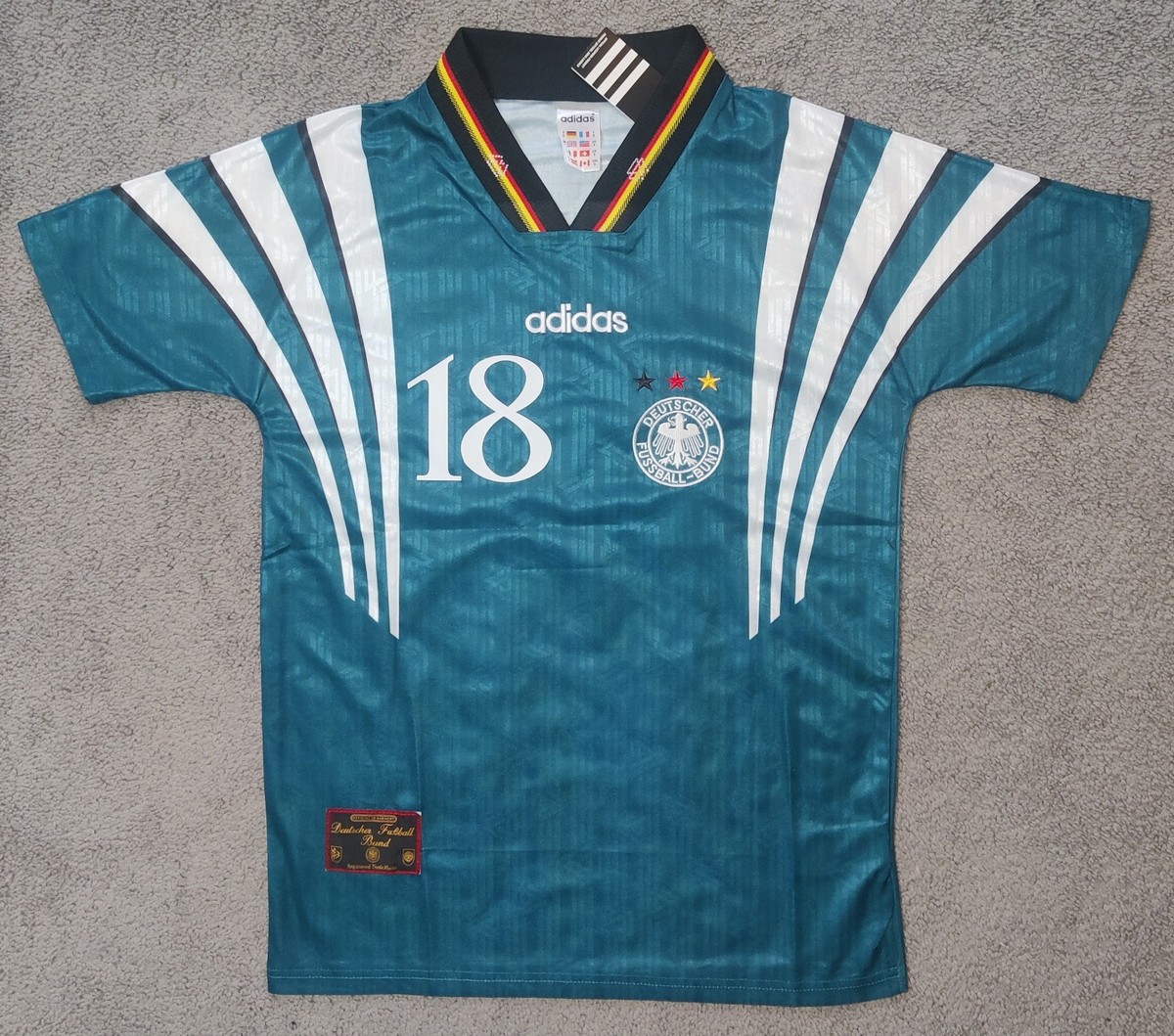 【希少】 #18 クリンスマン EURO1996優勝 ユニフォーム 希少】 #18 クリンスマン EURO1996優勝 ユニフォーム - ウェア