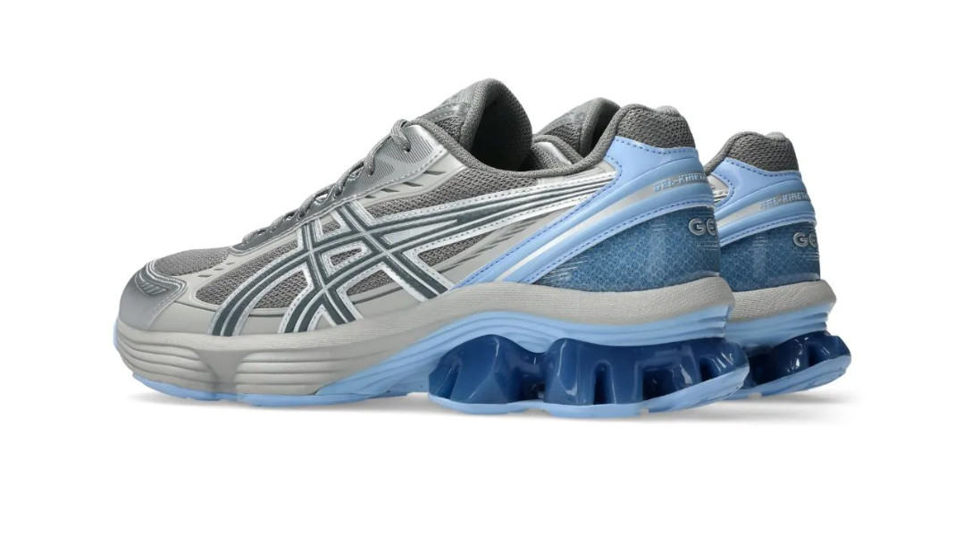 Asics Gel-Kinetic Fluent (Size 9.5) "Steel Grey/Clay Grey/Blue" Men's Sneakers thumbnail 4