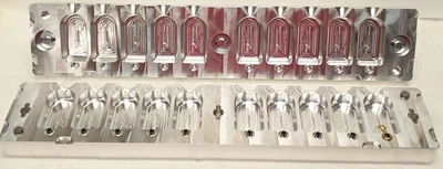 1 LB Cod Sinker ( 10 cavity ) Production Mold Aluminum CNC