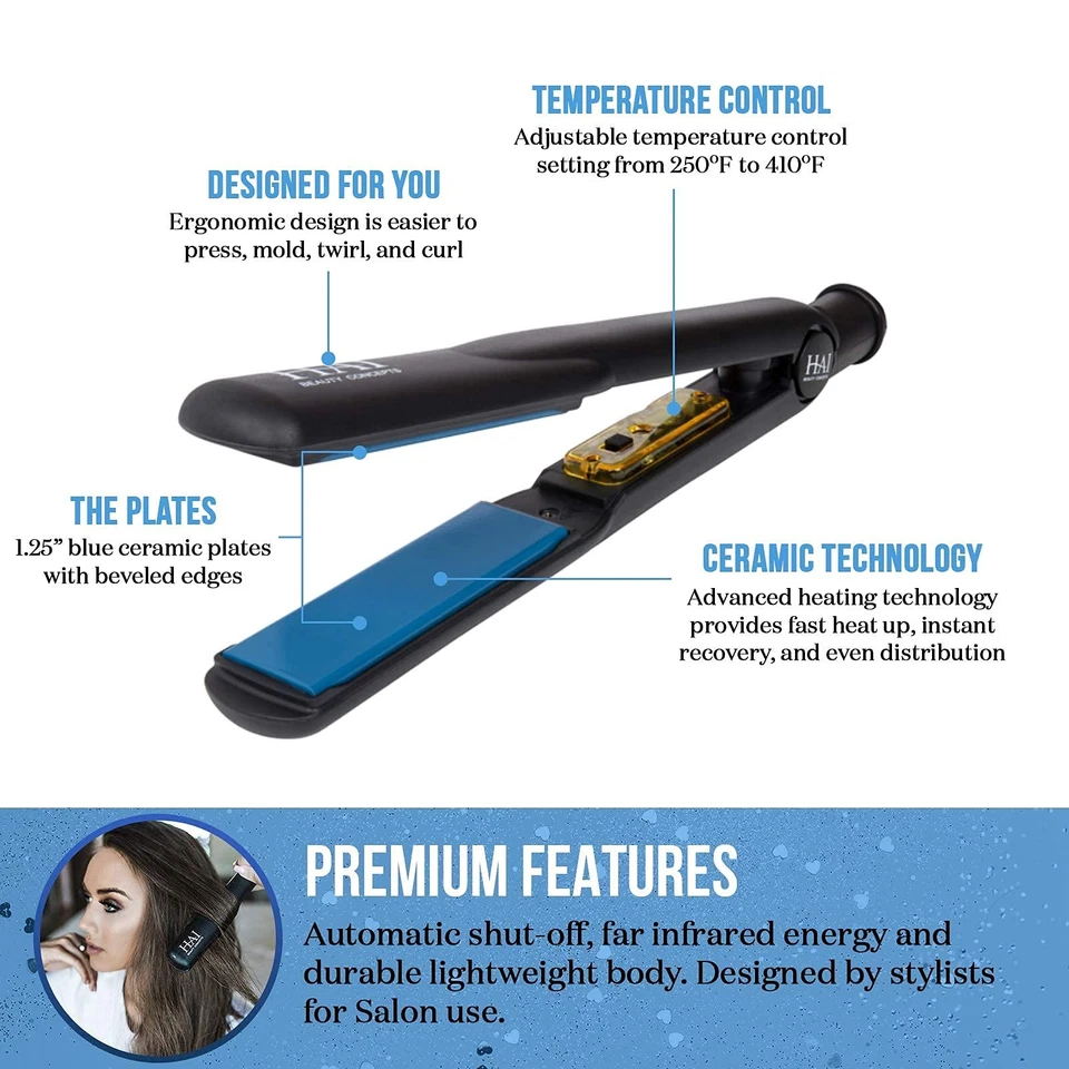 HAI Convertable Flat Iron (Classic Blue) - Image 4 of 4