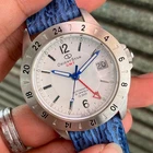RARE Orient Star GMT Automatic FE02-C0 CA White Dial Date Vintage Watch Men