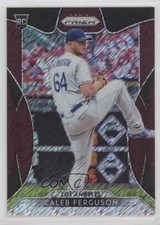 2019 Panini Prizm Tier II Burgundy Shimmer Prizm 6/25 Caleb Ferguson #128 0f1b