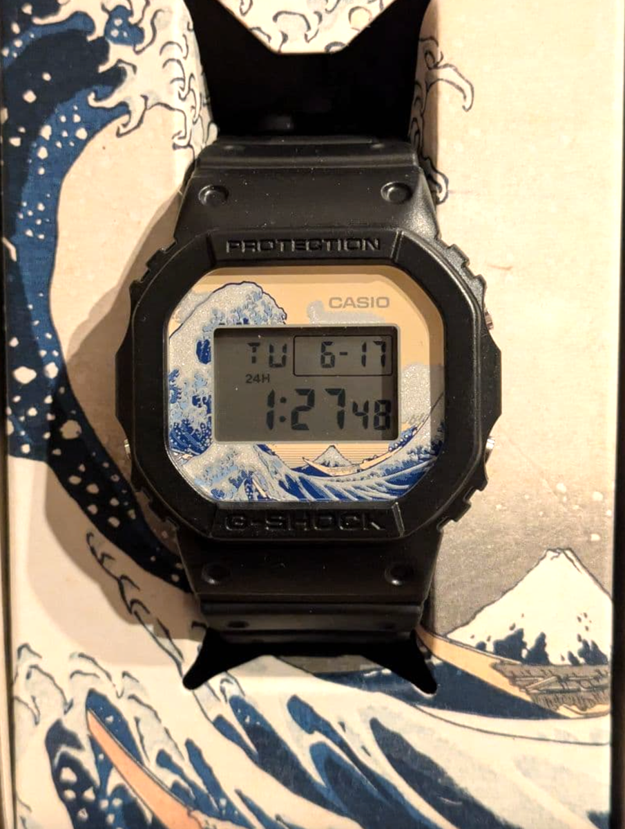 CASIO G-SHOCK DW-5600KHK25-1 The Great Wave off Kanagawa