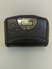 Sony Walkman With Leather Case AM FM Radio Works. Tape Does Not
