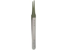 Excelta 2A-SA-PI-TC15 - Tapered Flat Point Tweezers, 2-Star, Anti-Mag SS, PTFE