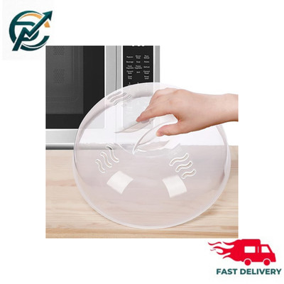 Microwave Splatter Cover 11.5 Inch Food Lid Vent Handle BPA Free Dishwasher