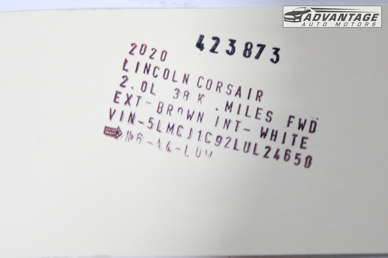 2020 LINCOLN CORSAIR FWD 8F35 AUTOMATIC TRANSMISSION GEARBOX SUN GEAR OEM