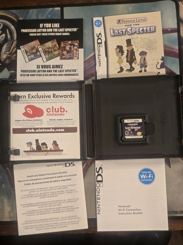 Professor Layton e l'ultimo spettro (Nintendo DS, 2011) autentico completo CIB - Foto 2 di 2