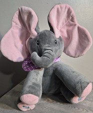 Adorable Plush Toy Peek-A-Boo Elephant,  Sings 'Do Your Ears Hang Low'