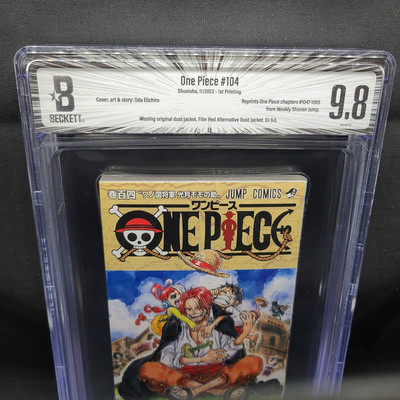 One Piece ♯104　1st Printing BGS 9.8 One Piece Vol. 104 1st Printing Graded Manga JUMP Film Red