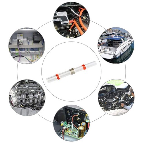 Heat Shrink Waterproof Wire Connector Butt Terminal 20 Pack Sealing Sleeve - Picture 7 of 12