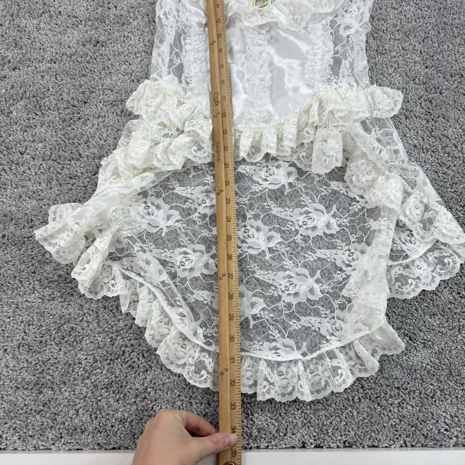 De Colección Coquette Top XS Novia Hada Romántico Renacimiento Etéreo Babydoll Angelcore Foto 3 de 4