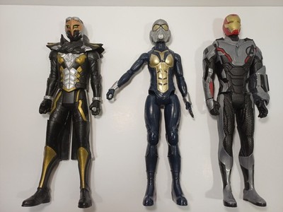 Marvel Titan Hero Wasp, Power Rangers Cybervillian Robo-Blaze, Titan Hero Iron