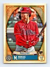 #208 2021 Topps Gypsy Queen _ Mickey Moniak RC Philadelphia Phillies