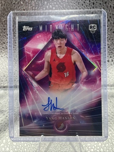 Yang Hansen Rookie Auto - Dark Matter - 2025-26 Topps Midnight