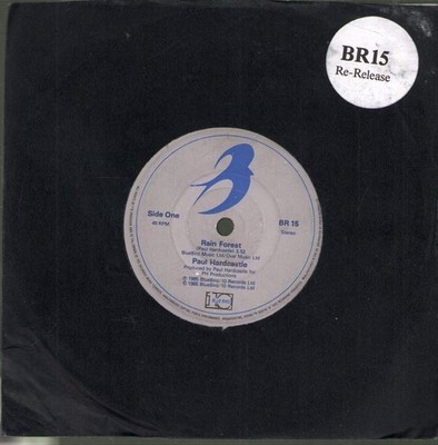 Paul Hardcastle Rain Forest 7'' vinyl UK Bluebird 1985 7''. catalogue number