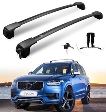 165 LBS Roof Rack Cross Bars Compatible with 2015-2025 Volvo XC-90