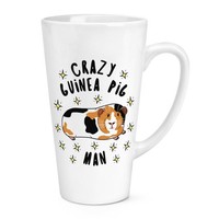 VerrüCkte Meerschweinchen Mann Stars 483Ml Groß Latte Becher Tasse - Lustig