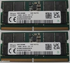 Mémoire RAM Sodimm 2x 16G / 5600mhz NEUVES