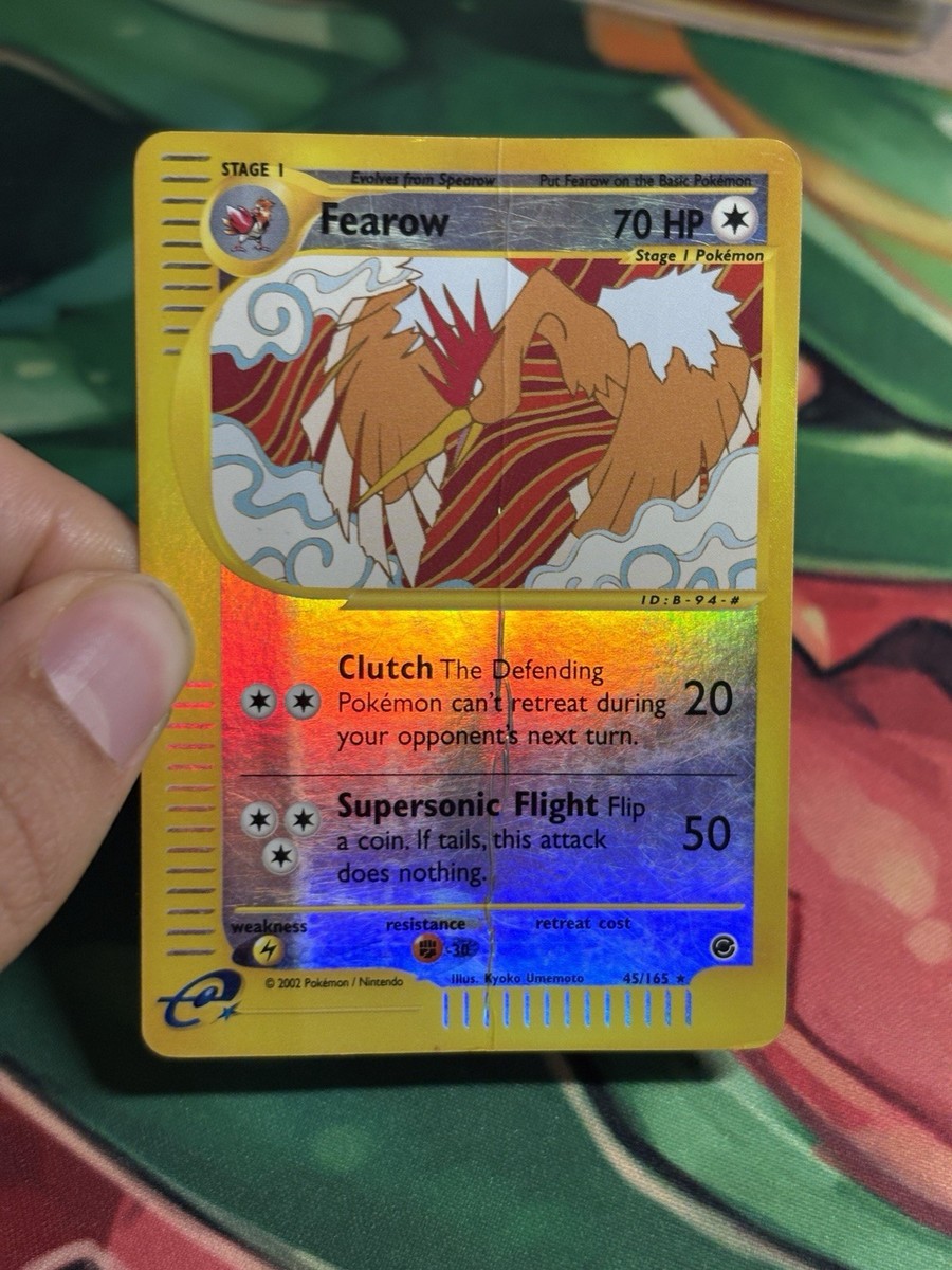 Fearow 45/165 Expedition E Reader Series Reverse Holo Rare Pokemon
