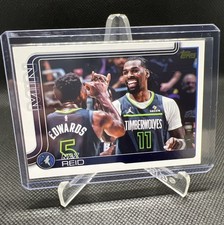 2025-26 Topps NAZ REID GOLDEN MIRROR With ANTHONY EDWARDS SSP Timberwolves