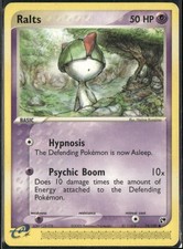Ralts 74/100 EX Sandstorm Pokemon English Card (MP)