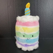 Tasties Sweet Friends Rainbow Birthday Cake Plush 11" Desset F.A.O Schwarz 