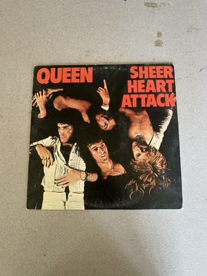 Vintage Queen Sheer Heart Attack Vinyl Record Album LP