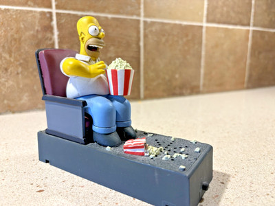 THE SIMPSONS MOVIE   TALKING HOMER PROMOTIONAL FIGURE - FREE SHIPPING