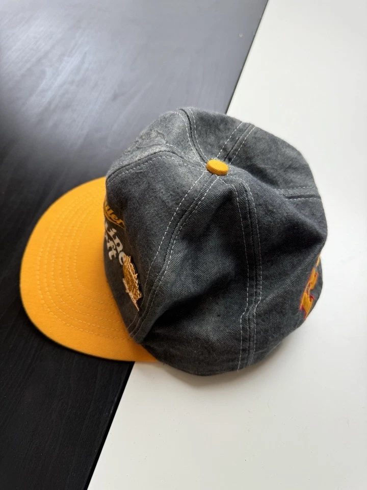 Vintage Rusty Wallace Miller Genuine Draft Racing Team Snapback Cap 90s With Pin - Image 3 of 4