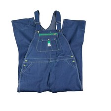 Vintage Liberty Overalls Mens 44x32 Blue Denim Made in USA Carpenter Workwear