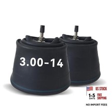 2-Pack Heavy Duty 90/100-14 Dirt Bike Tube 3.00-14'' Replacement Inner Tube