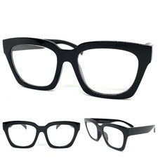 Oversize Vintage Retro Style READING Eye Glasses Readers Thick Black Frame 1.50