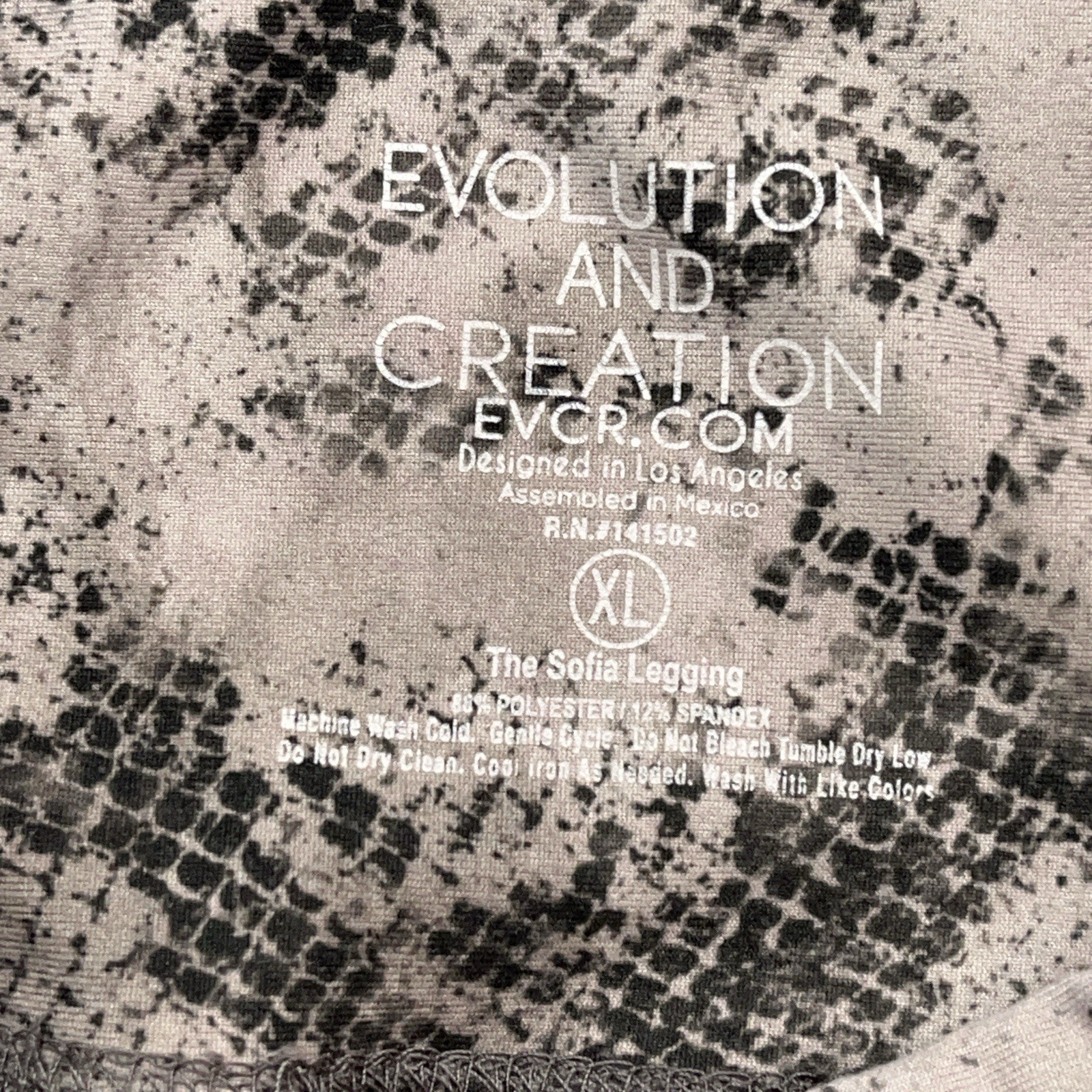 EVCR Evolution & Creation Sofia Leggings Womens X… - image 7