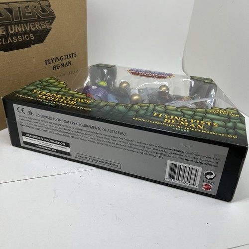 MOTU Classics Terror Claws Skeletor And Flying Fists He-Man New 2015 W/ Mailer - Picture 5 of 8