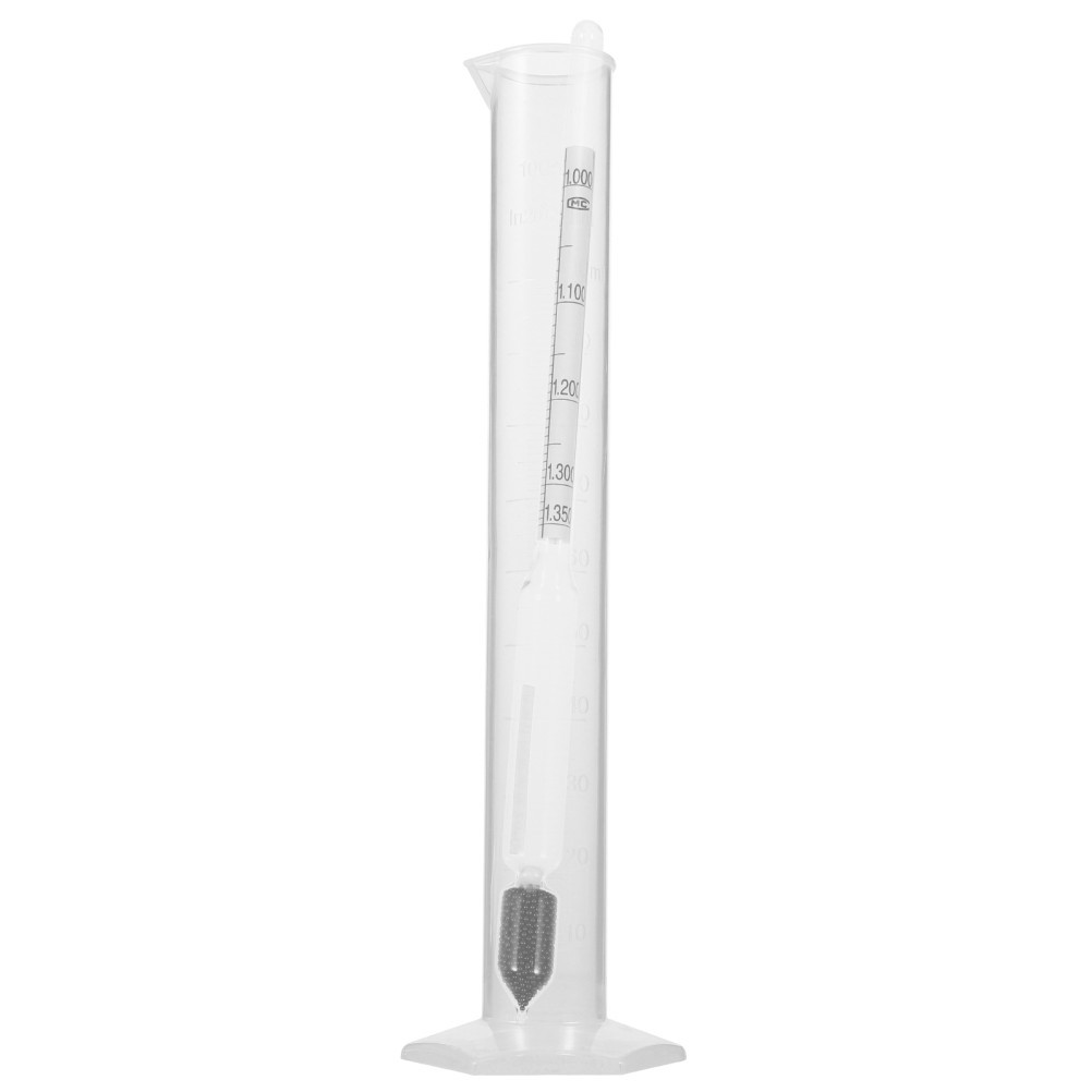 Alkoholtest Hausgebrannter Hydrometer-reagenzglas Messzylinder Kunststoff