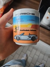 Porsche Tasse Scottsdale Arizona &ndash; Vintage 1996 &ndash; Sch&ouml;nwald Porzellan