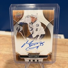 2025-26 Upper Deck Engrained Icons Auto Matt Carle #CA-CE Tampa Bay Lightning