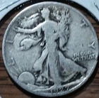 1927 S Walking Liberty Half Dollar - VG/Fine - 90% Silver 50C Coin - Scarce Date