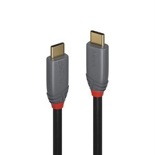 Lindy 0.5m USB 3.2 Type C Cable 5A PD Anthra Line