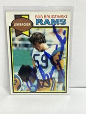 1979 Topps Bob Brudzinski Rookie Auto Signed Autograph Ohio State Rams